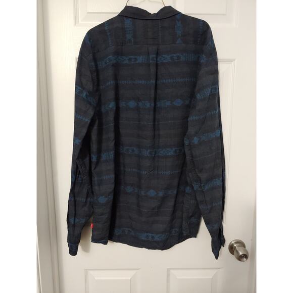 Mens Levi Aztec Print Button Front sz xxl - Picture 2 of 4